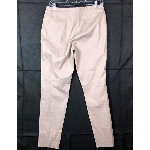 Stefanel Womens Pants Tan Lightweight Mid Rise Straight Work Casual 6 - Picture 9 of 11